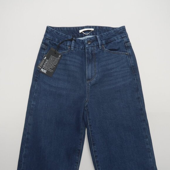 Paige Stella Jolene Grecia Jeans High Rise Slit Ankles Size 25 NWT - Picture 4 of 12